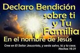 declaro bendicion